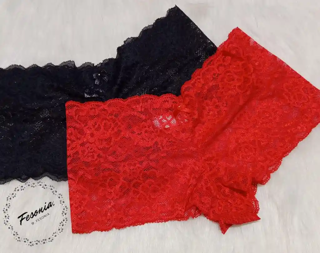 Duo De Cachetero Talla Xl (negro Y Rojo)