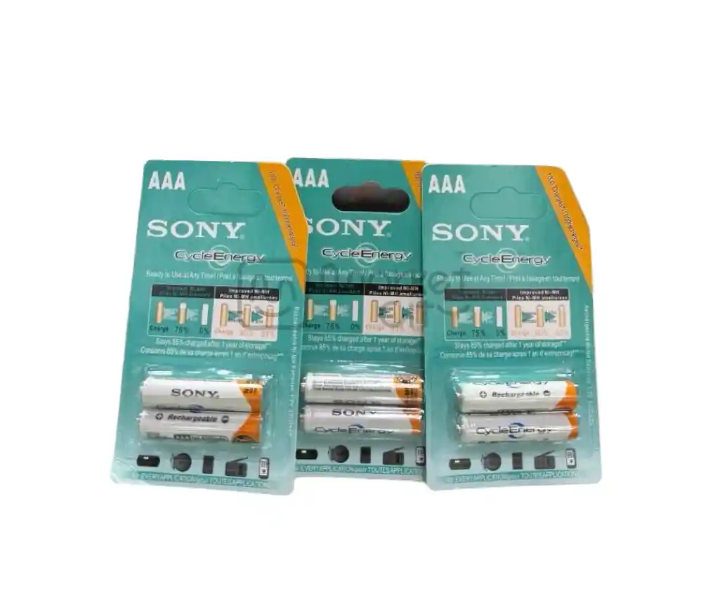 Pila Sony Recargable Aaa X2