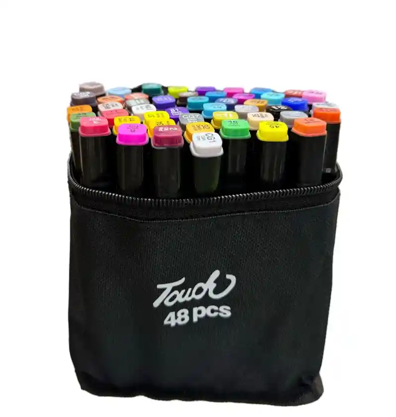 Marcadores Doble Punta 48pcs