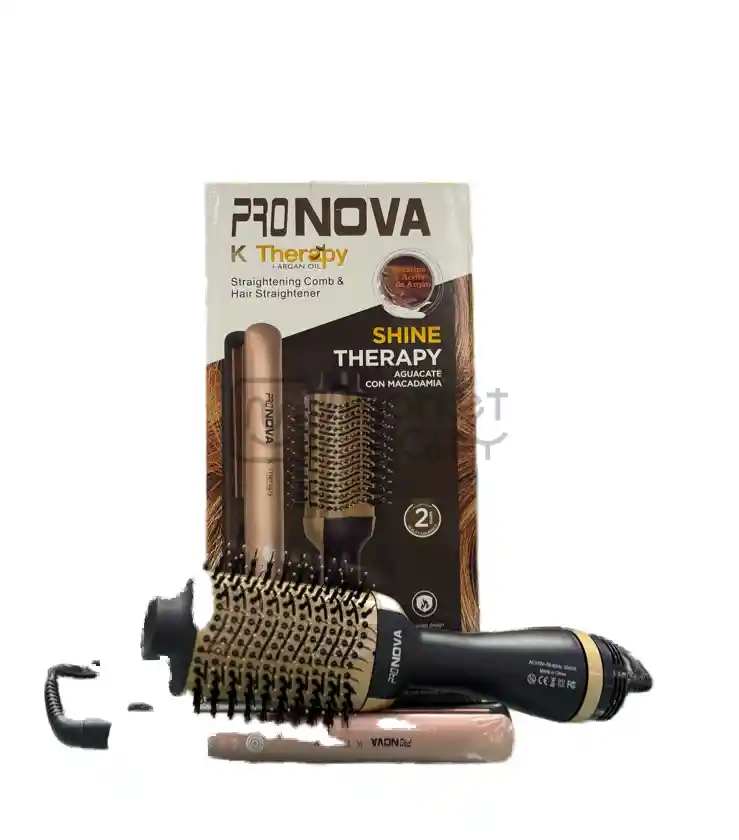 Combo Cepillo + Plancha Keratina