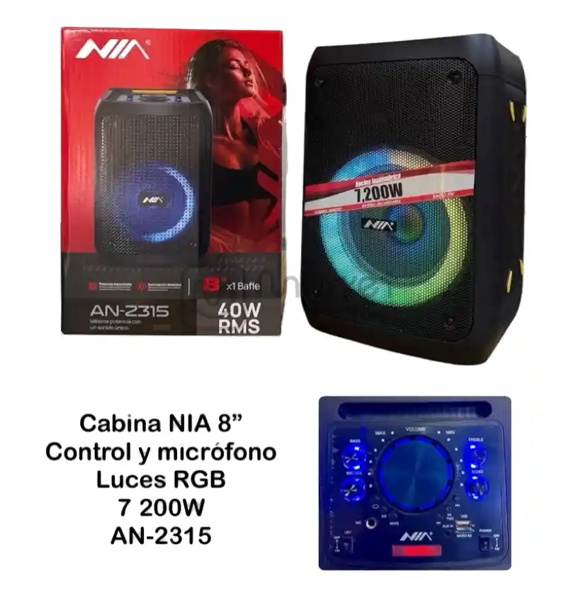 Cabina Nia 8” Rgb Ref: An-2315