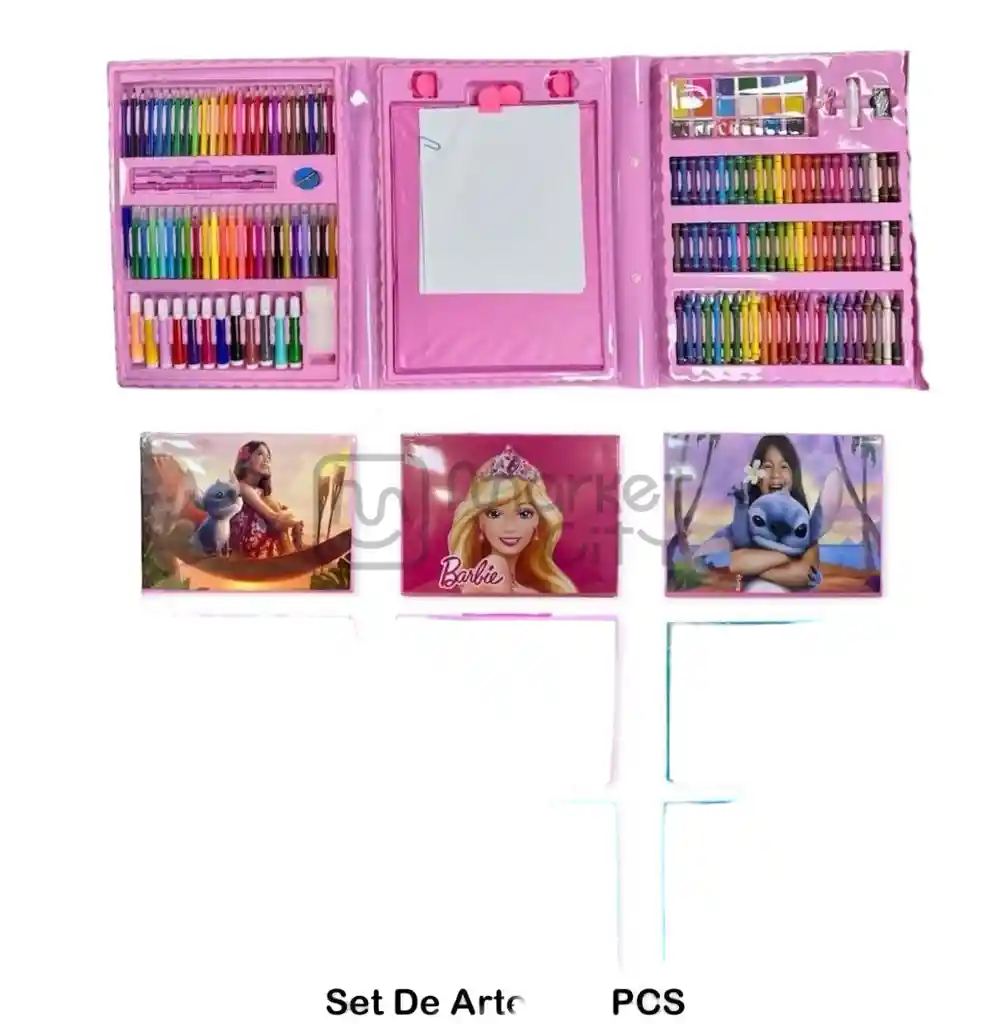 Set De Arte 208pcs De Personajes