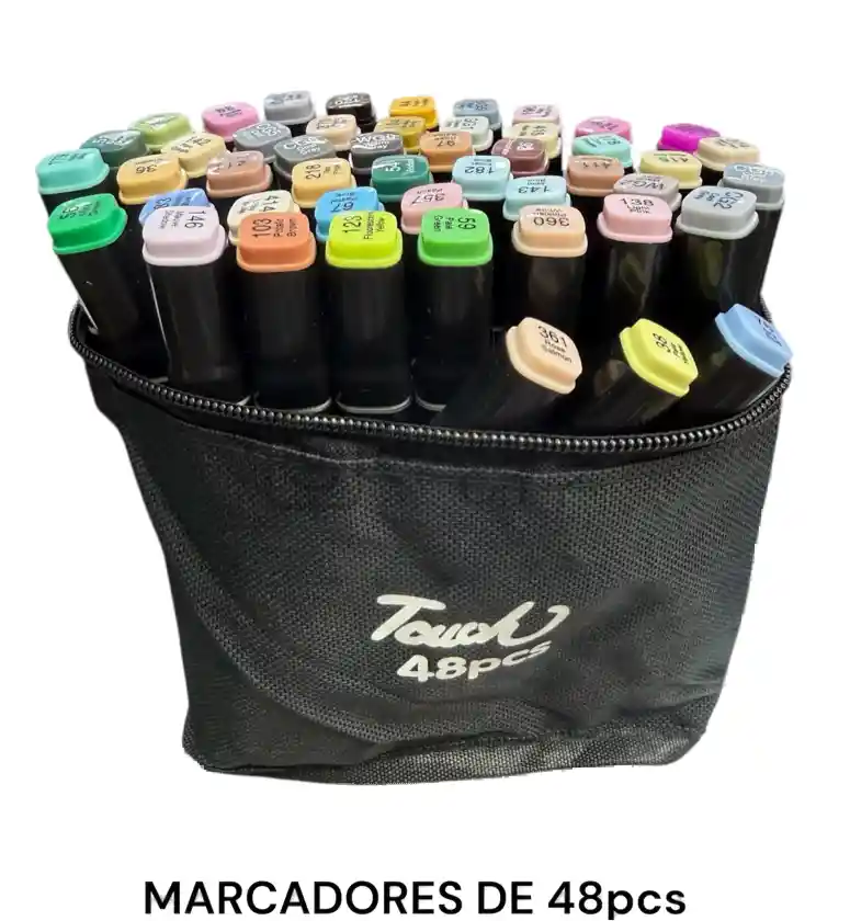 Marcadores Doble Punta 48 Pcs