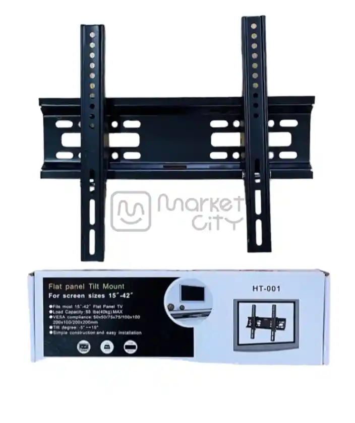 Base Fija Con Inclinacion 15”-42” Ref: Ht-001