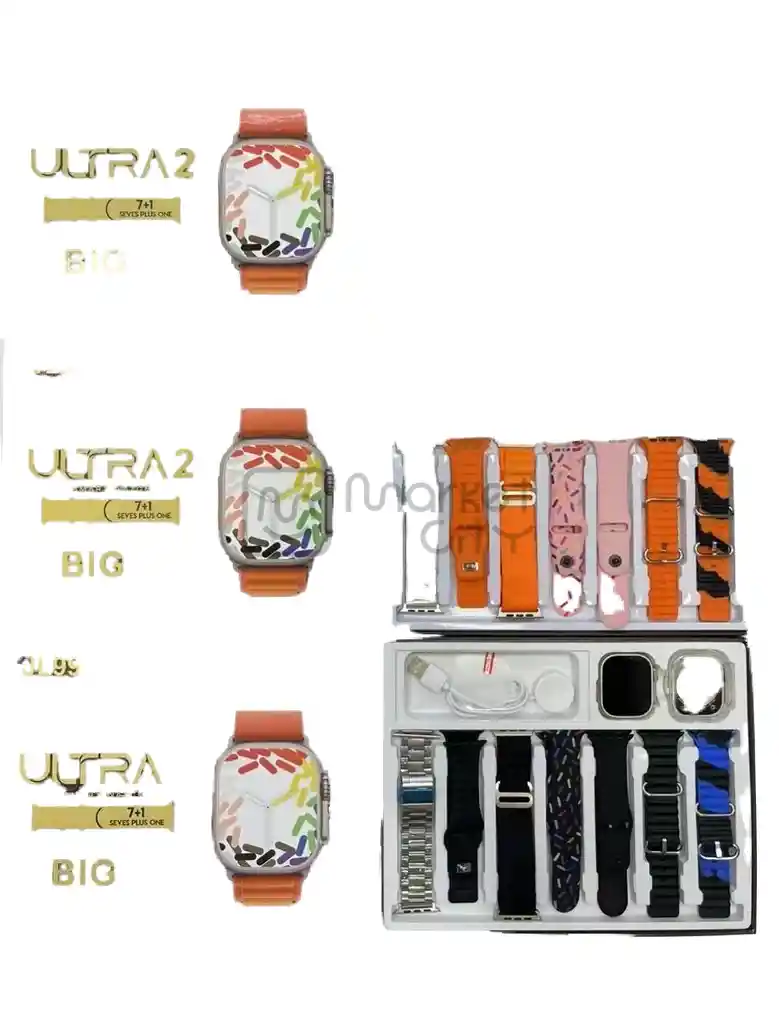 Combo Reloj Ultra Jl99 7 Pulsos
