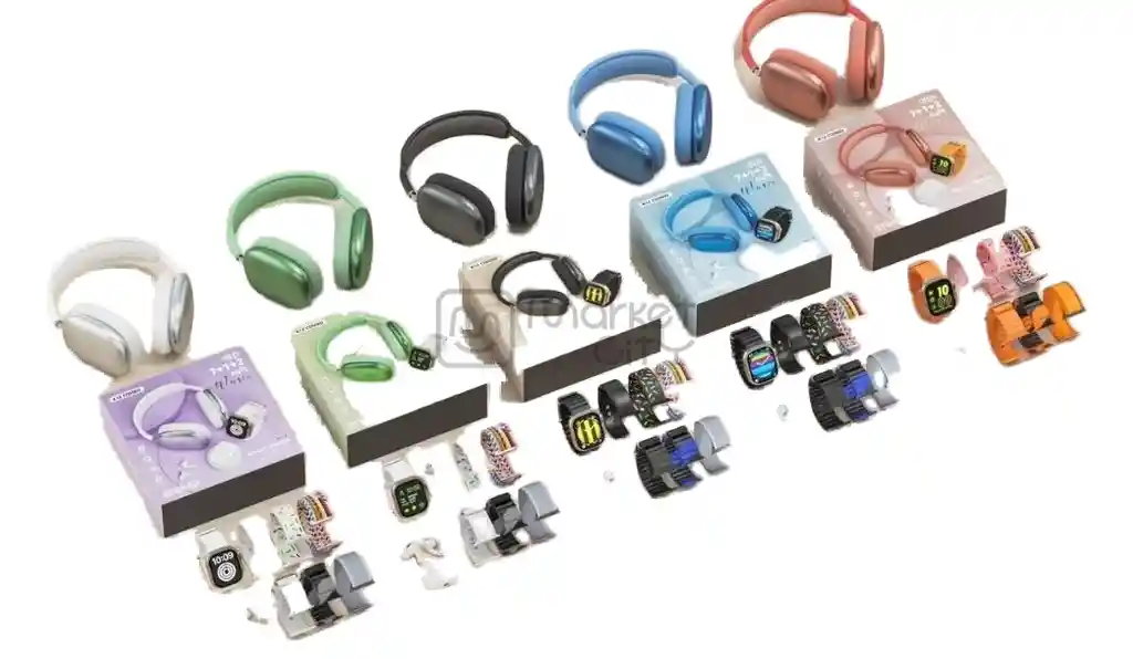 Combo Reloj+ Audífonos+ Diadema K12