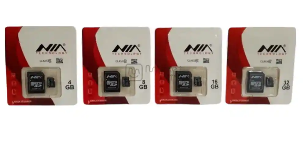 Micro Sd Nia Clase 10 4gb-8gb-16gb-32gb Micro Y Memorias