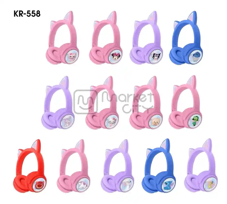 Diadema Infantil Bluetooth Con Orejas Ref: Kr-558diademas