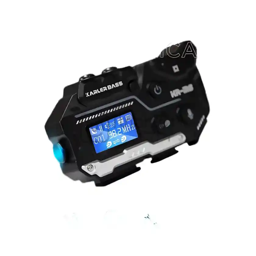 Intercomunicador Casco Moto Llamadas Bluetooth Led Rgb Kr-m8