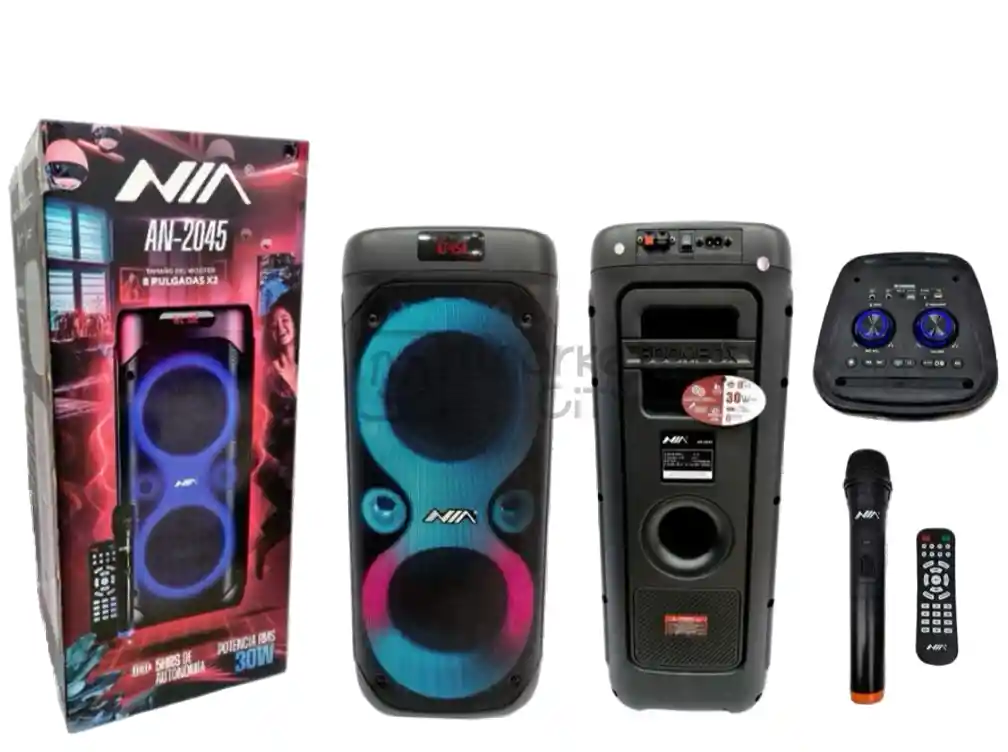 Cabina Nia 8”x2 Luz Rgb Ref: An-2045cabinas