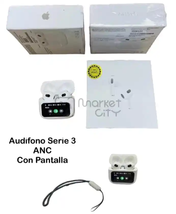 Audífono Anc/enc Tercera Generación Con Pantalla
