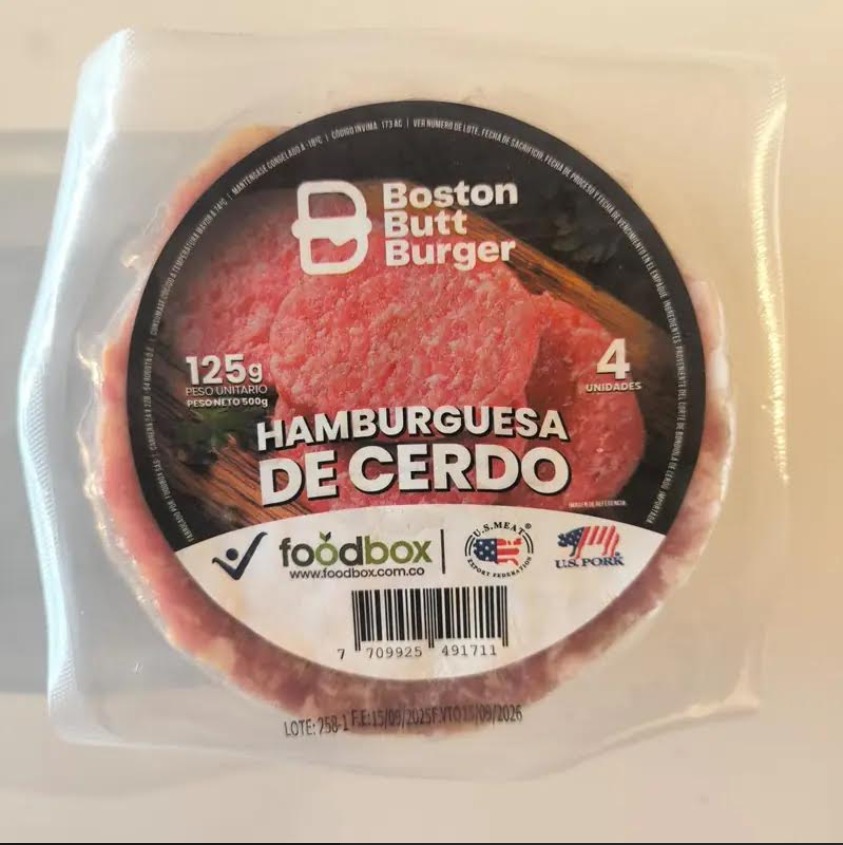 Hamburguesa De Cerdo Butt Burger 500 G