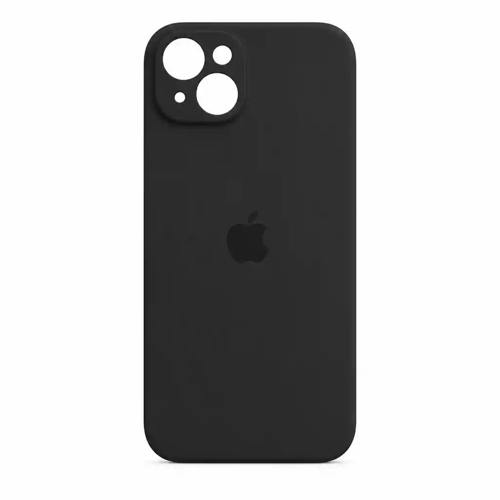 Silicon Case Iphone 15 Plus Negro