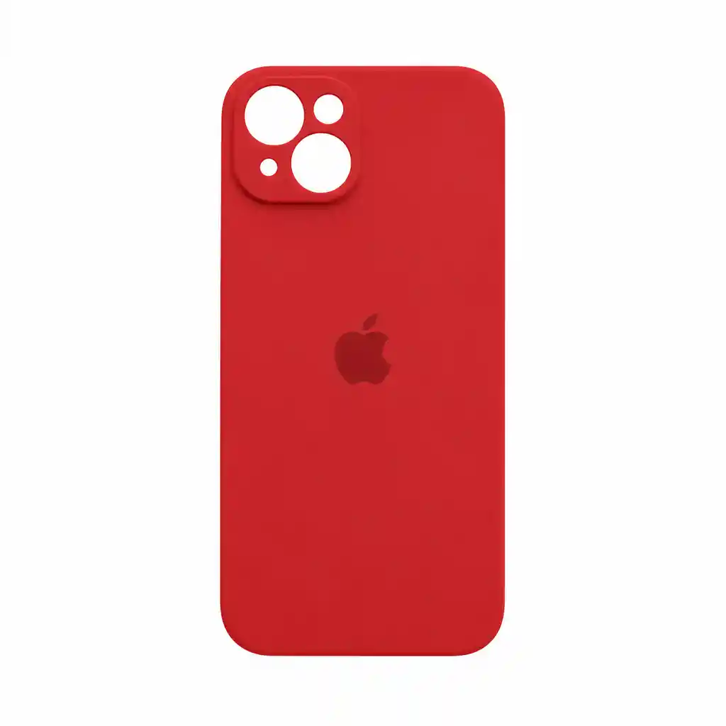 Silicon Case Iphone 15 Plus Rojo