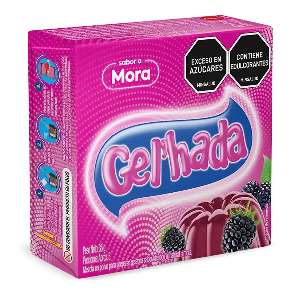Gelatina Gel'hada Mora X 35g