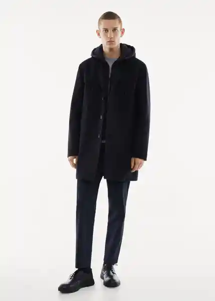 Abrigo Train Navy Talla M Hombre Mango