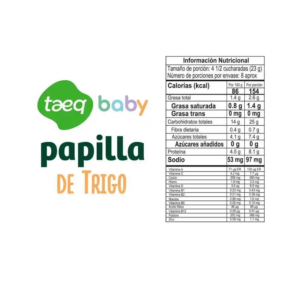 Papilla de Trigo Taeq