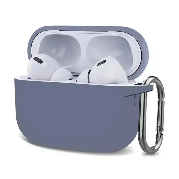 Estuche Protector Airpods Pro 3 Azul Grisaceo