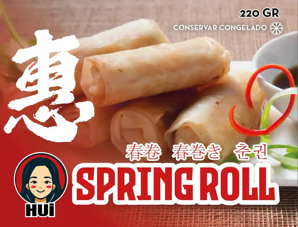 Hui - Spring Roll Vegetal 500g