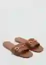 Sandalias Horse Cuero Talla 36 Mujer Mango