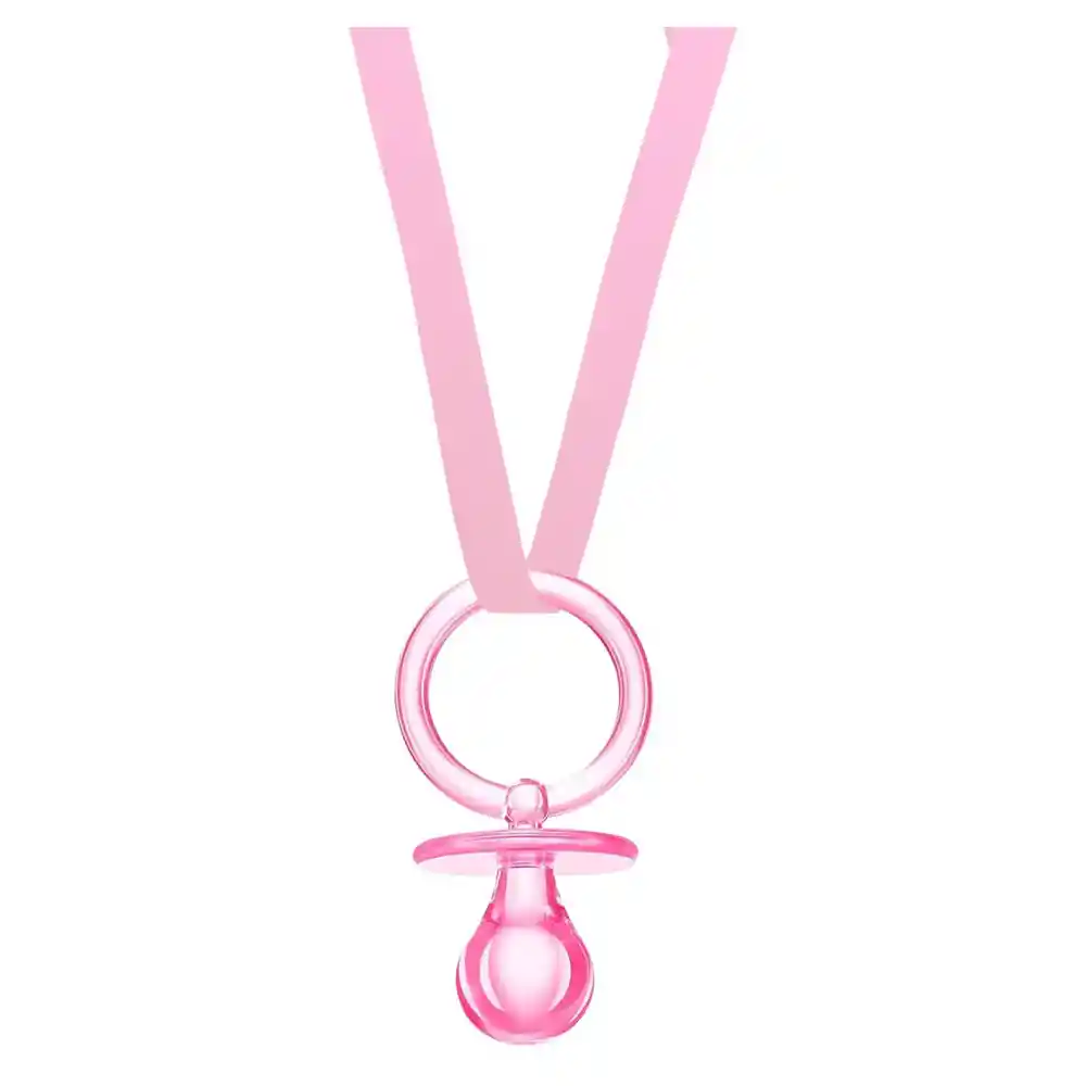 Recordatorio Collar Chupete Rosado X 1 Und