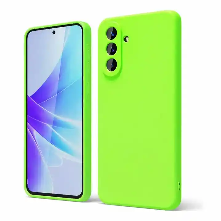 Silicon Case Samsung A37 Verde Fosforescente