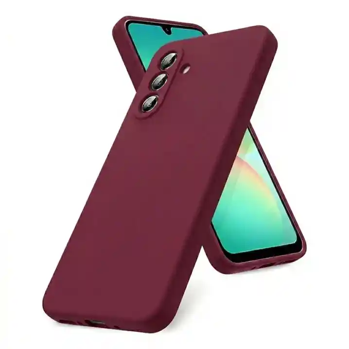 Silicon Case Samsung A26 Vinotinto