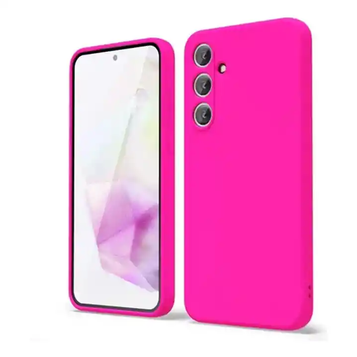 Silicon Case Samsung A35 Fucsia
