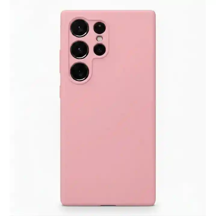 Silicon Case Samsung S24 Ultra Rosado