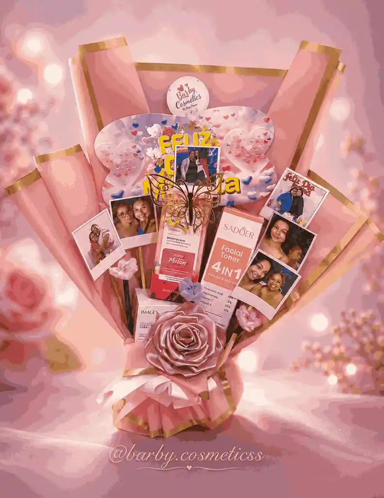 Bouquet De Skin Care, Rosa Y Fotos