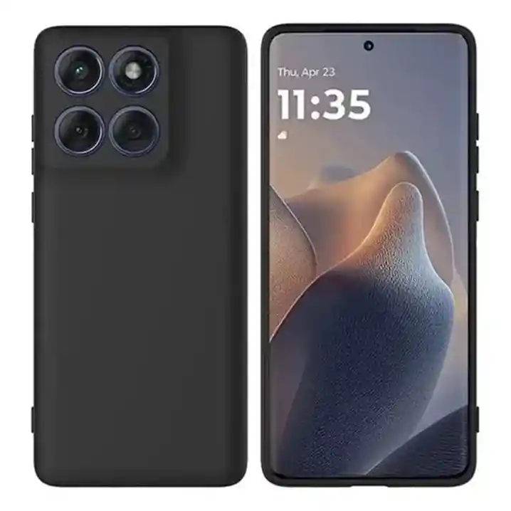 Silicon Case Motorola Edge 60 Pro Negro