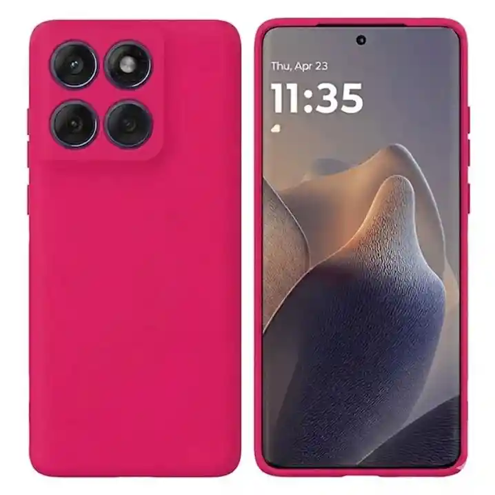 Silicon Case Motorola Edge 60 Fusion Fucsia