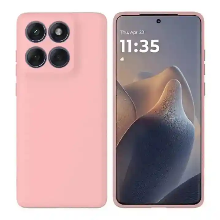 Silicon Case Motorola Edge 70 Fusion Rosado