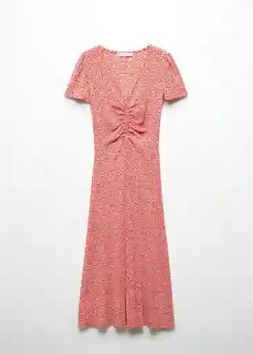Vestido Poma Rojo Talla Xs Mujer Mango