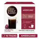 Cápsulas de Café NESCAFÉ DOLCE GUSTO Americano x 80g