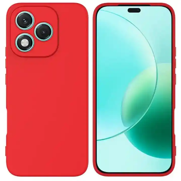 Silicon Case Honor X8d Rojo