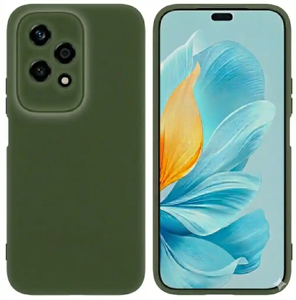 Silicon Case Honor 200 Lite Verde Oliva