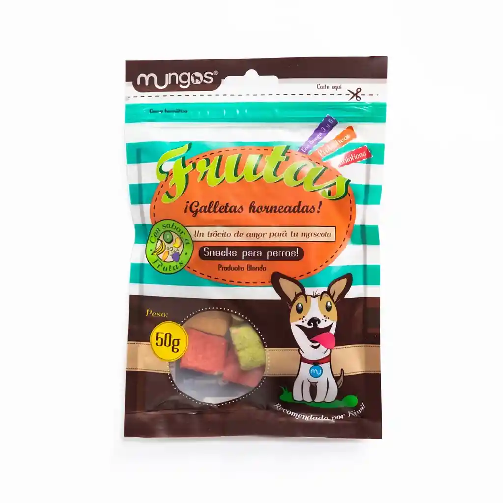 Galletas Mungos Para Perro Frutas 50 G