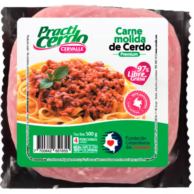 PractiCerdo Carne Molida de Cerdo Premium