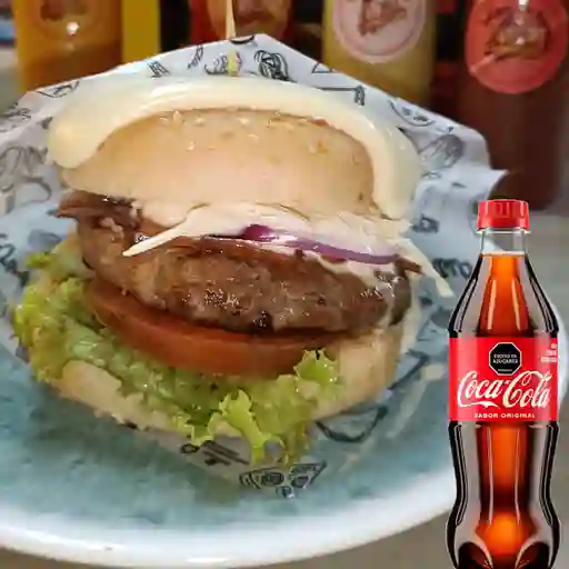 Combo burguesa de la casa +cocacola400ml
