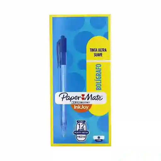 Paper Mate Bolígrafo Kilométrico Retractil 100 Azul