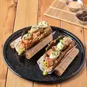 Salmon Sushi Tacos