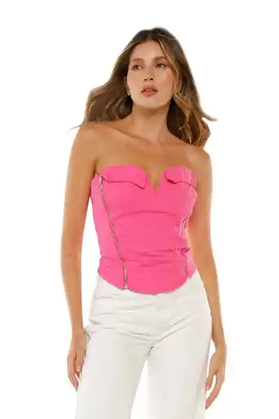 Top Amazonia Rosado Talla XS Mercedes Campuzano