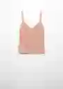 Top Kling Rosa Palo Talla XL Mujer Mango