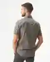 Camisa Carbón Pocket Verde Aceituna Oscuro Talla L Chevignon