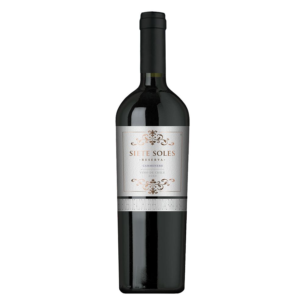 Siete Soles Vino Tinto Reserva Carmenere 750 ml