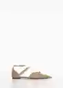 Zapatos Toda Nude Talla 37 Mujer Mango