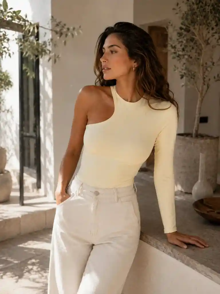 Body Cut Out Talla S/m Mantequilla