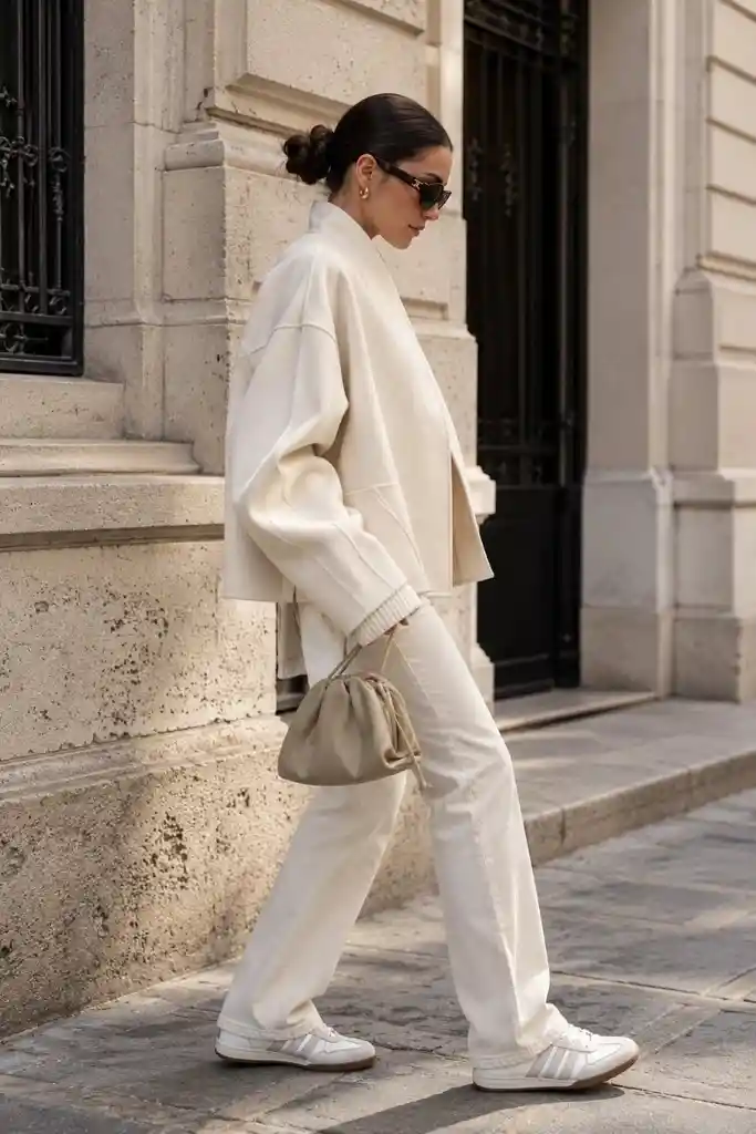 Chaqueta Nácar Talla M Mantequilla
