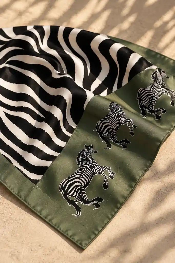Pañoleta Safari Zebra Talla Única